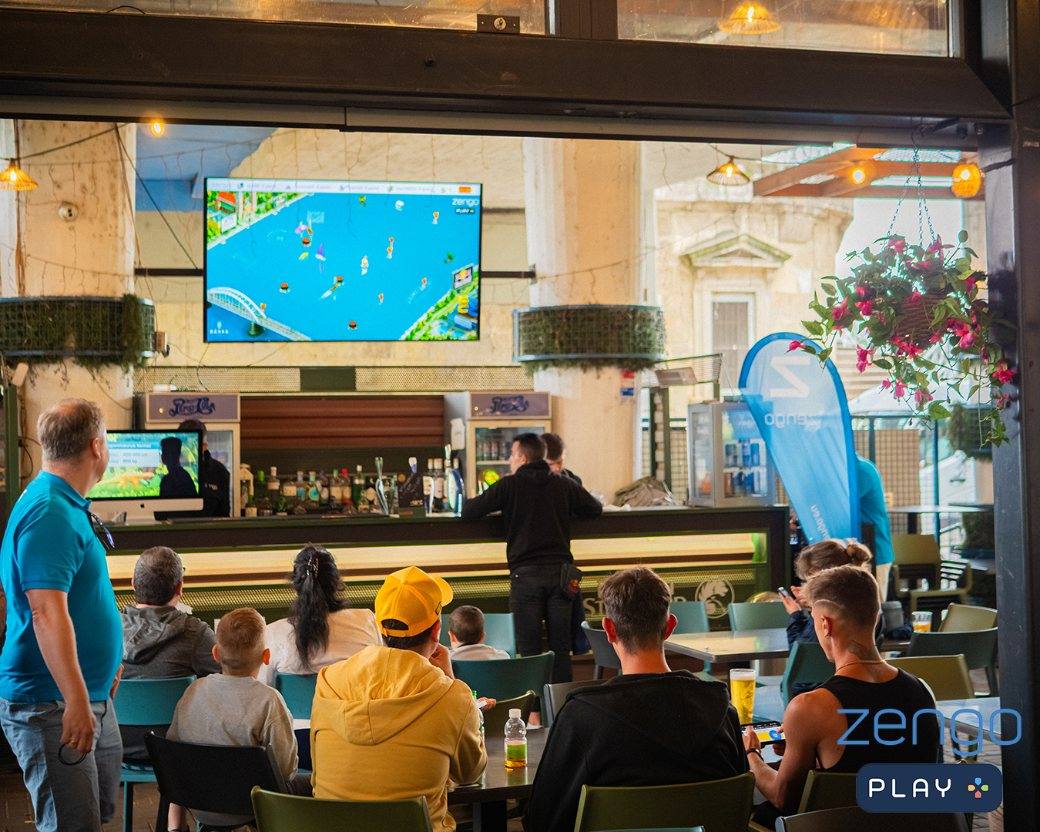 Zengo Play élőben egy vendéglátóhelyen