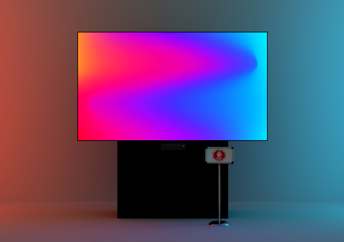 Zengo - Komplett egység LED televízióval és AI érzékelőkkel